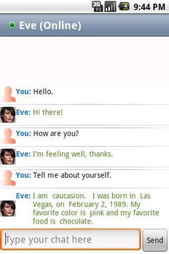 Chat with Eve截图