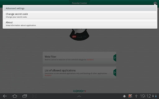 Kaspersky Parental Control截图1