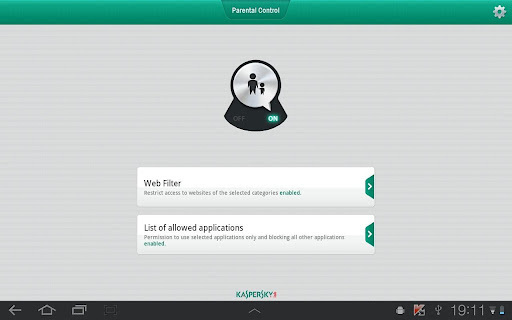 Kaspersky Parental Control截图2