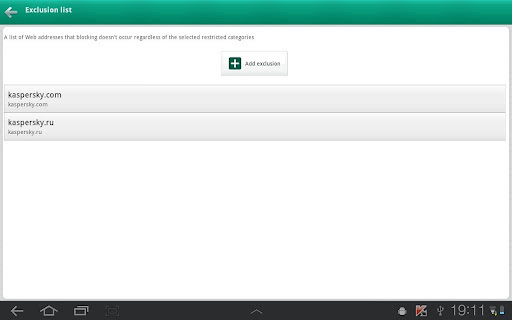 Kaspersky Parental Control截图3