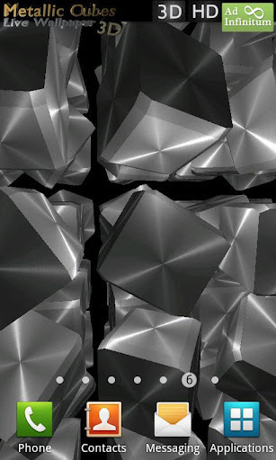 Metallic Cubes LWP FREE截图1