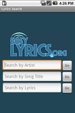 Lyrics Database Search截图1