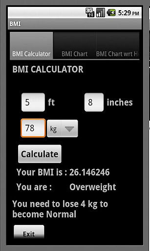 Advance BMI Calculator截图1