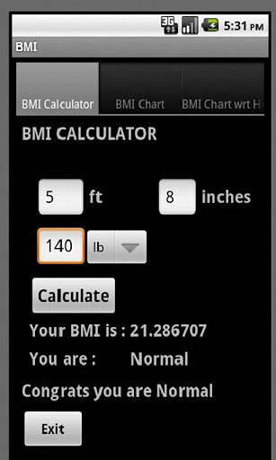 Advance BMI Calculator截图3