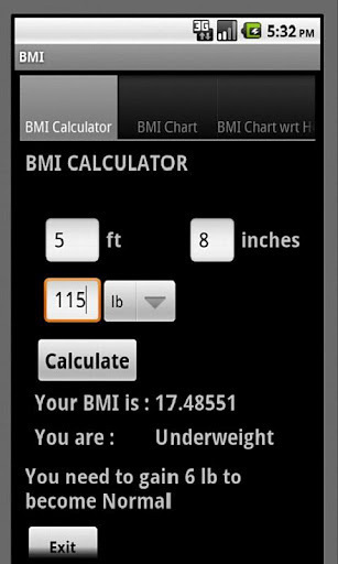 Advance BMI Calculator截图6