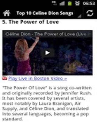 Celine Dion Top 10 Songs截图5