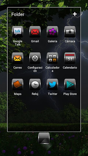 Next Launcher Theme Thunder 3D截图1