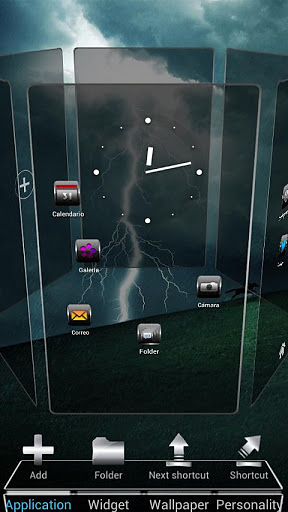 Next Launcher Theme Thunder 3D截图3