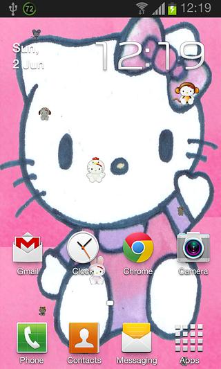 Kitty Fan Art Live Wallpaper截图1