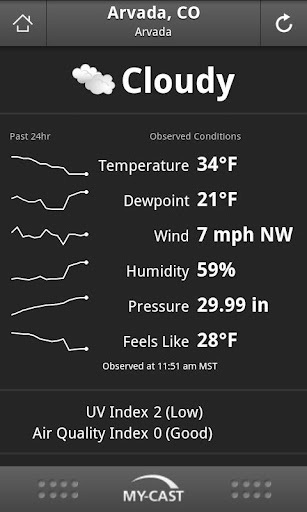 My-Cast Weather Lite截图1