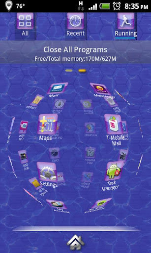 LC Purple Go Launcher Theme EX截图6