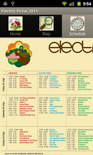 Electric Picnic 2011 Guide截图3