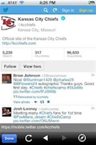 Kansas City Chiefs News截图1