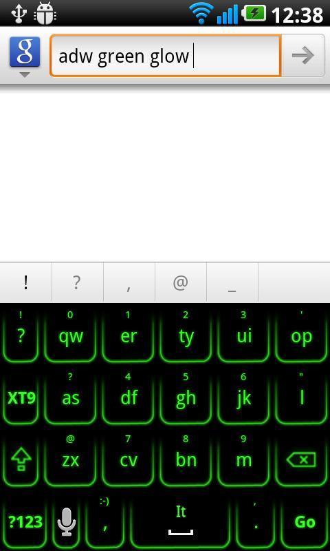 Green Glow Keyboard Skin截图1