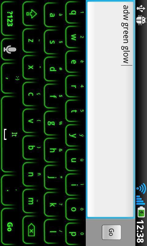 Green Glow Keyboard Skin截图2