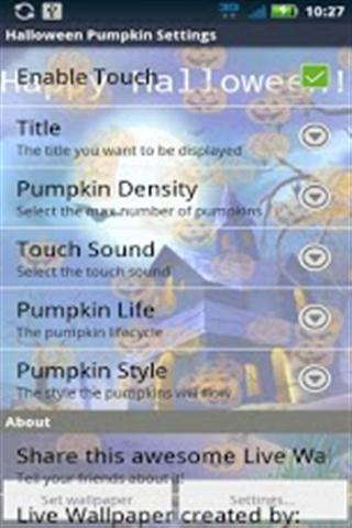 魔法万圣节南瓜主题壁纸截图1