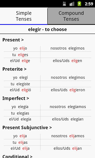 Easy Spanish Verbs截图3