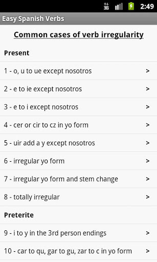 Easy Spanish Verbs截图7