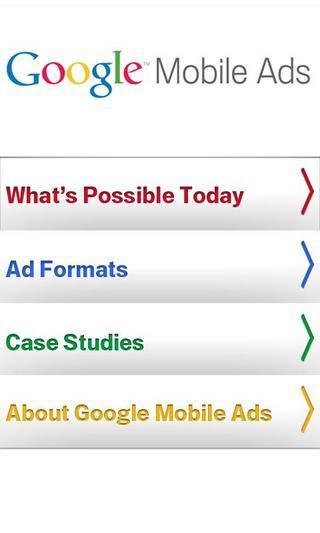 Google Mobile Ads Overview截图3