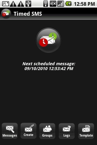 timedSMS - SMS Scheduler截图1