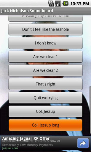 Jack Nicholson Soundboard截图1