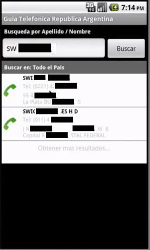Argentina Phone Directory截图1