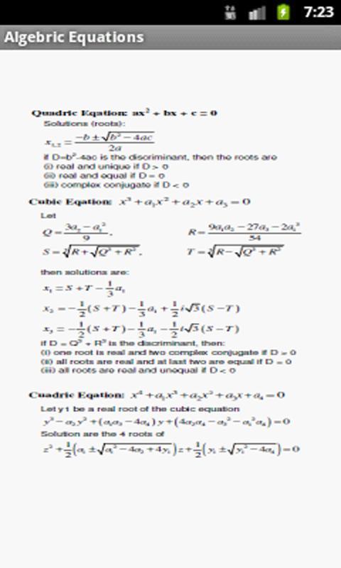 Maths Formulas截图1