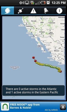 飓风追踪截图