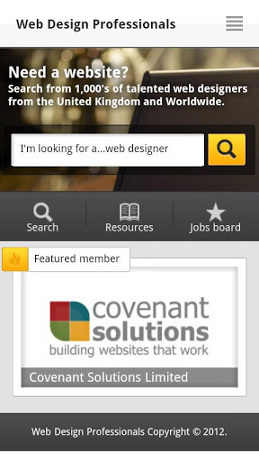 Web Design Professionals截图1