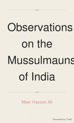 Observations on the Mussulmauns of India 截图1