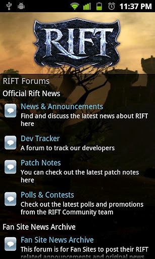 RIFT Forum Browser截图2