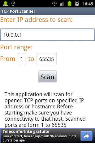 TCP Port Scanner截图1
