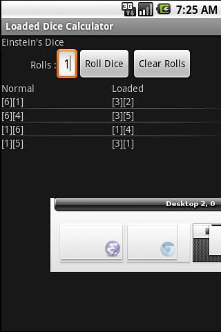 Loaded Dice Calculator截图1