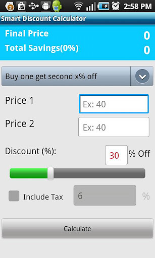 Smart Discount Calculator截图3