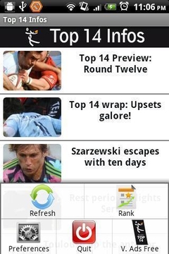 Top 14 Infos截图