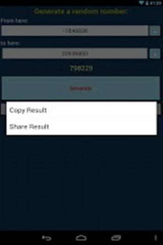 Number generator - Generoutta截图3
