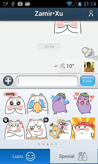 Qute Messenger-Free Messenger截图3