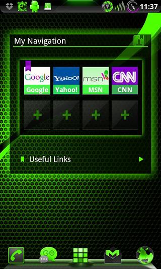 GOWidget PoisonGreen ICS -Free截图2