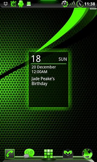 GOWidget PoisonGreen ICS -Free截图5