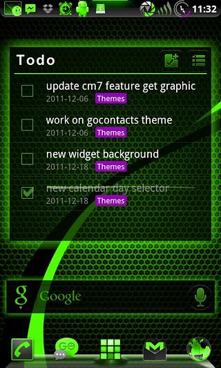 GOWidget PoisonGreen ICS -Free截图7