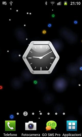 Metal Gnokkia Clock Widget截图3