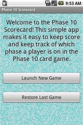 Phase 10 Scoreboard截图2