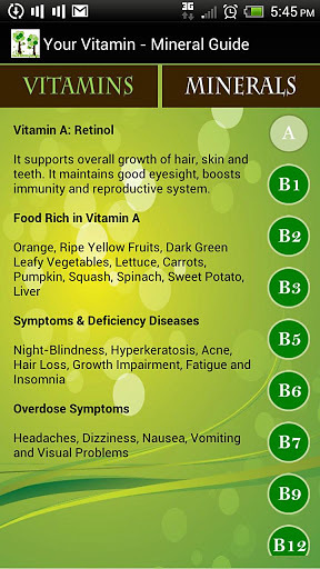 Your Vitamin - Mineral Guide截图2