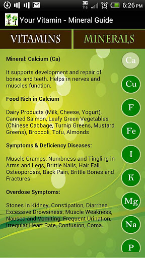 Your Vitamin - Mineral Guide截图5