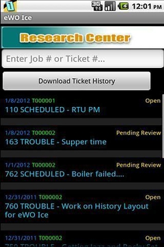 eWO Ice Work Order Tool截图