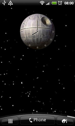 Death Star Clock Widget截图2