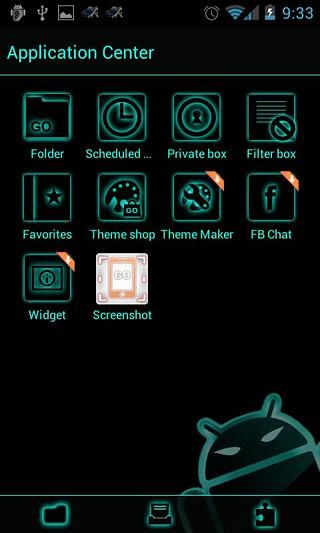 GOSMS Theme ElectricCyan截图3