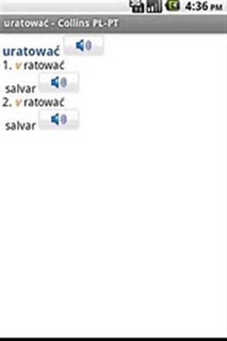波兰---葡萄牙迷你词典截图1