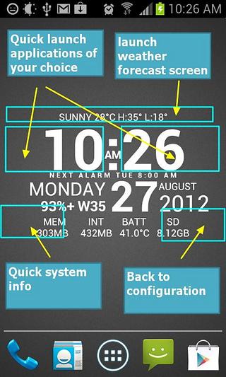 Super Typo Weather Info Clock截图3