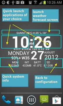 Super Typo Weather Info Clock截图